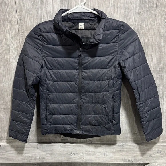 Old Navy Kid’s Dark Gray Puffer Jacket. M1 - Picture 1 of 3